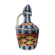 Scoubidou glass carafe