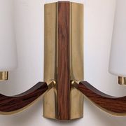 Brass wall light