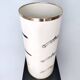 Beige Varnished Metal and Brass Umbrella Stand Attr. to Fornasetti