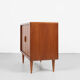 Midcentury Danish cabinet with tambour doors in teak by Dyrlund 1960s