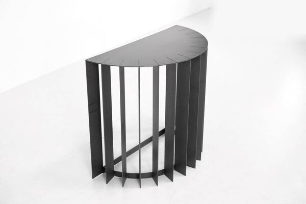 Console '' Blue Moon '' par Franck Robichez pour Dritsh, Paris 1990s.