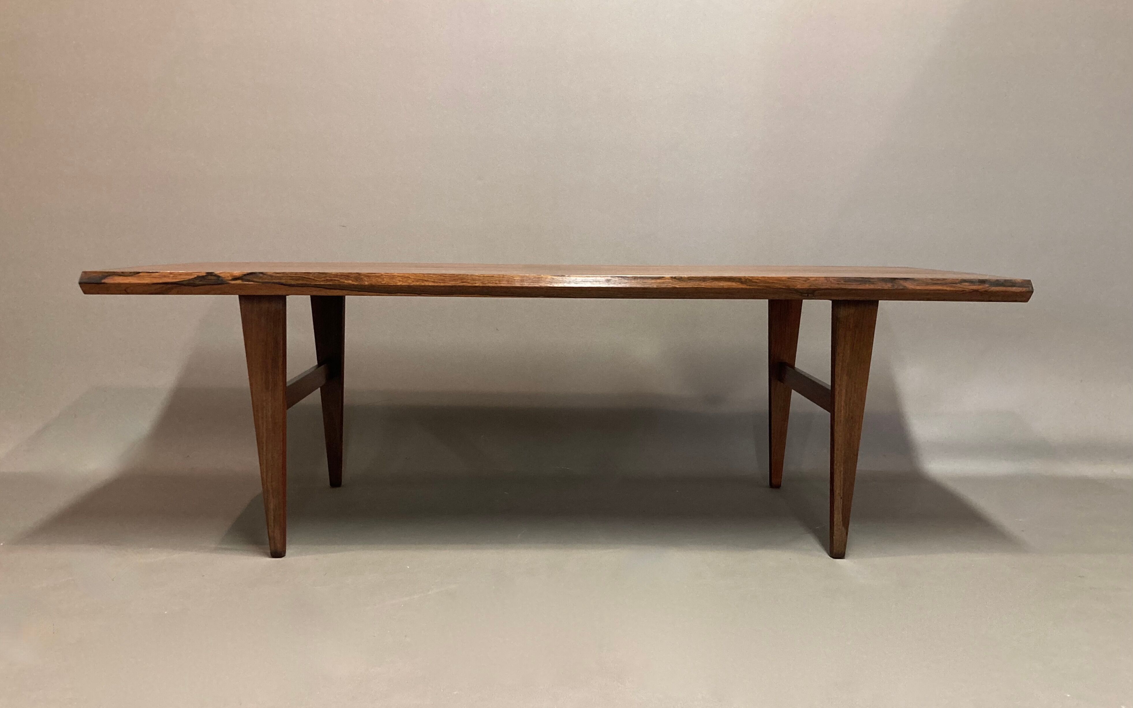 Rosewood coffee table Scandinavian design 1950.