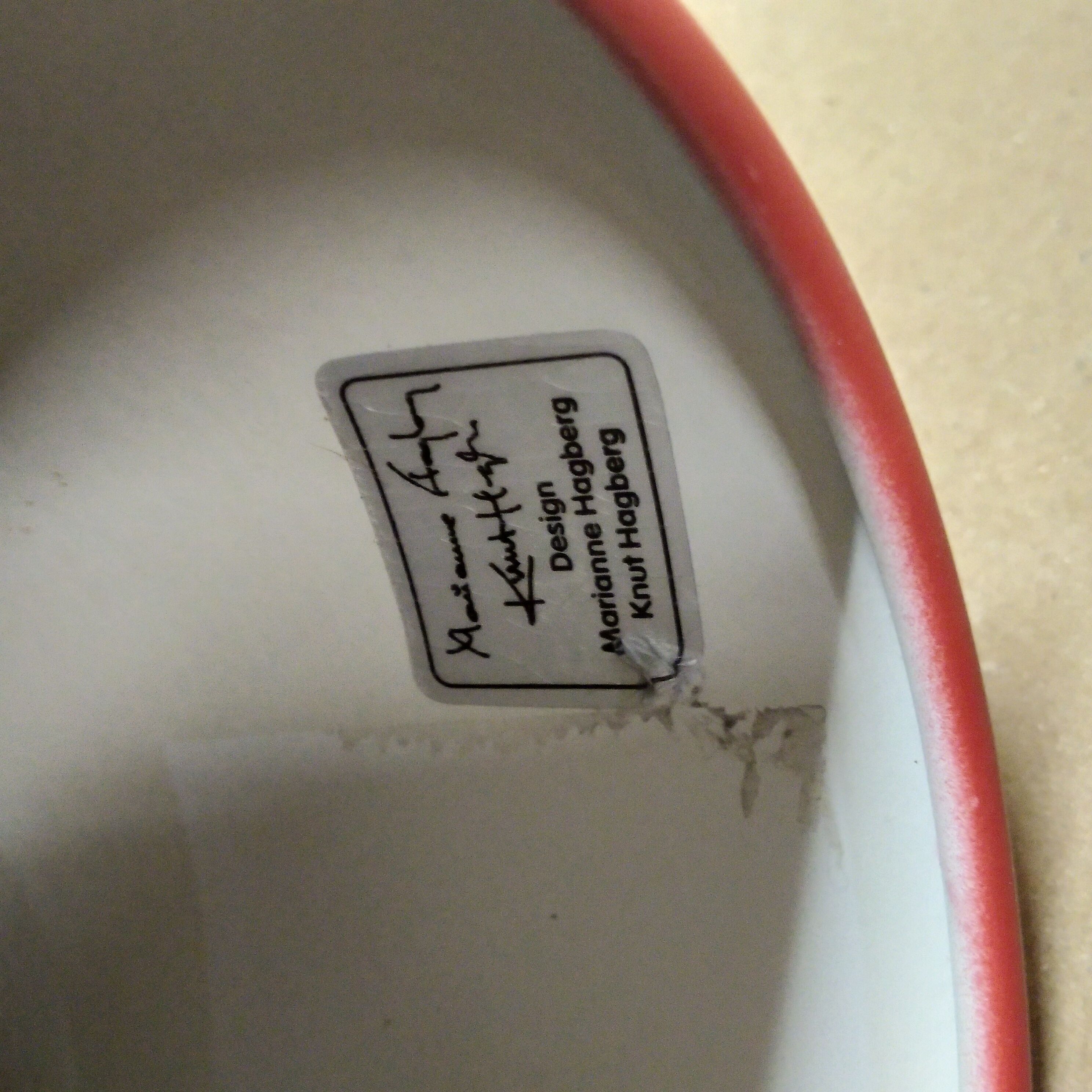 Marianne hagberg screw lamp 1970