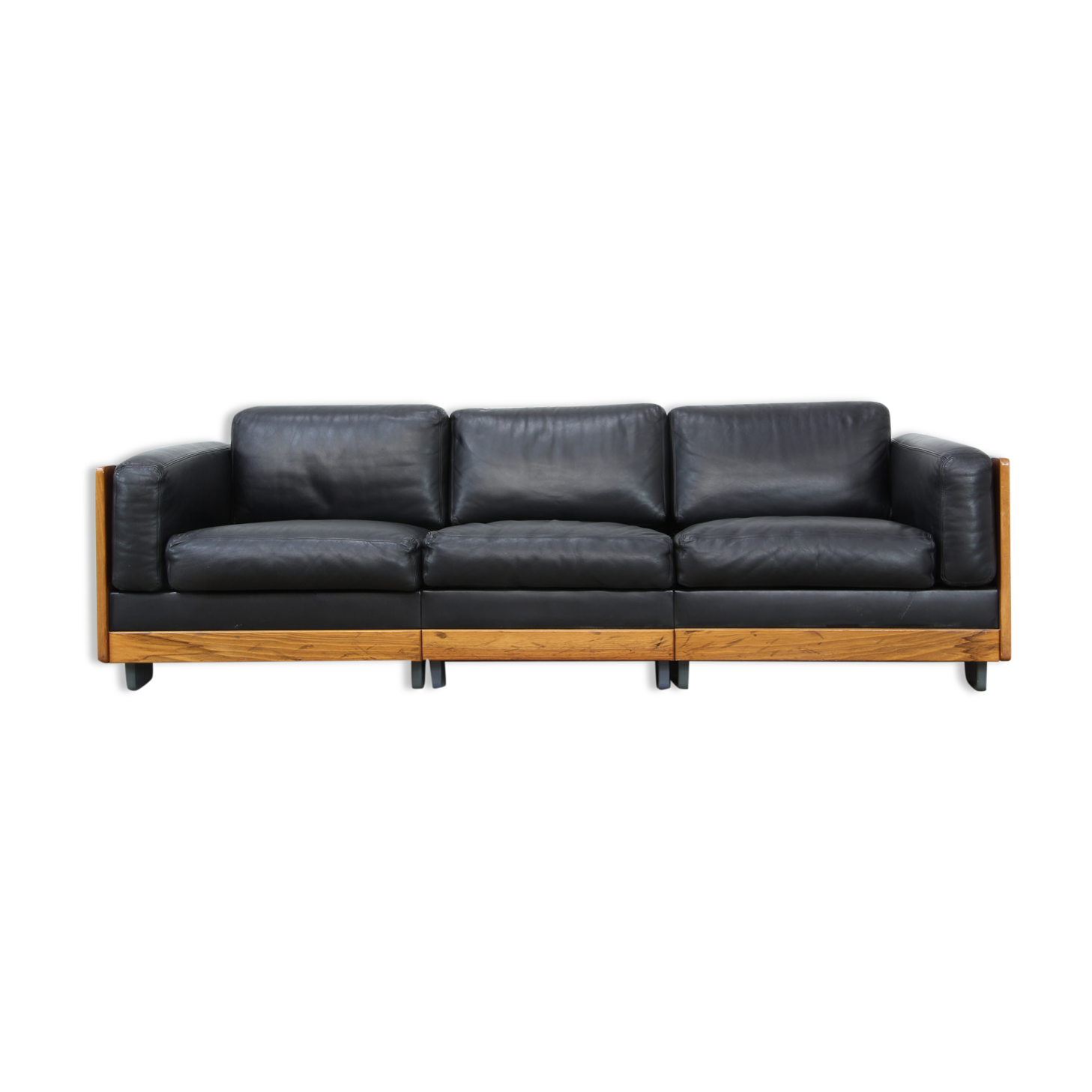 Leather sofa Afra & Tobia Scarpa Cassina