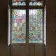 Window doors stained glass