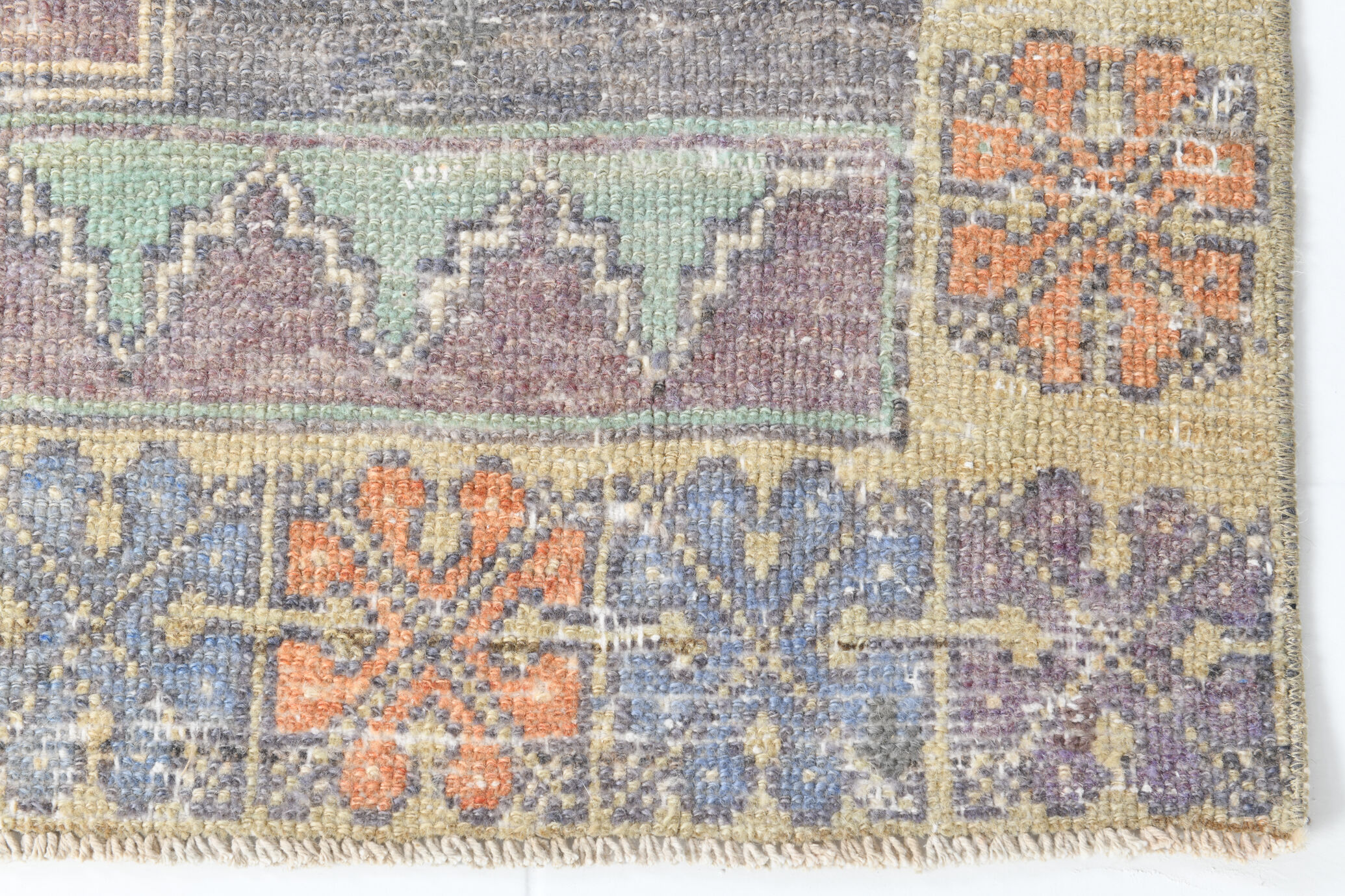 2x8 persian vintage runner rug, 81x252cm