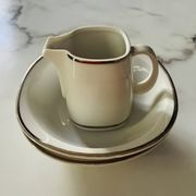 Small milk jug and porcelain bowls Schirnding Bavaria