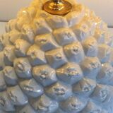 Designer pineapple lamp in porcelain