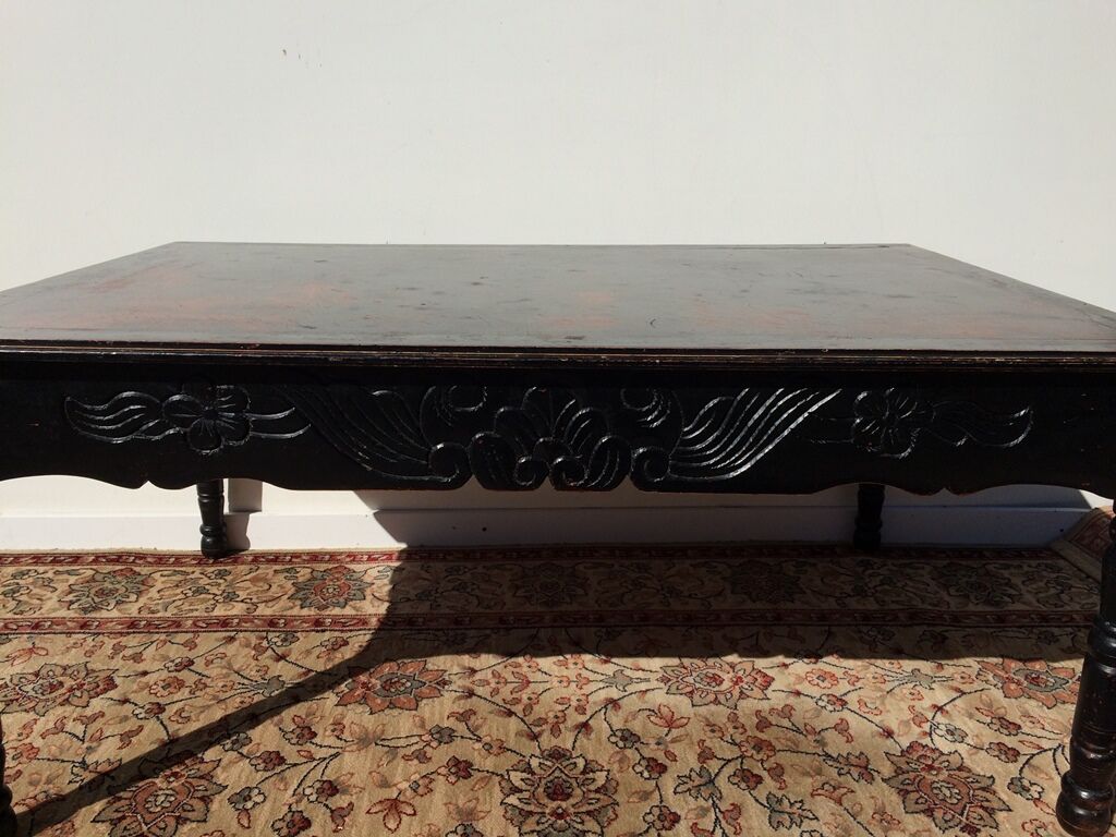 Indonesian colonial style coffee table