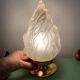Old laying flame lamp