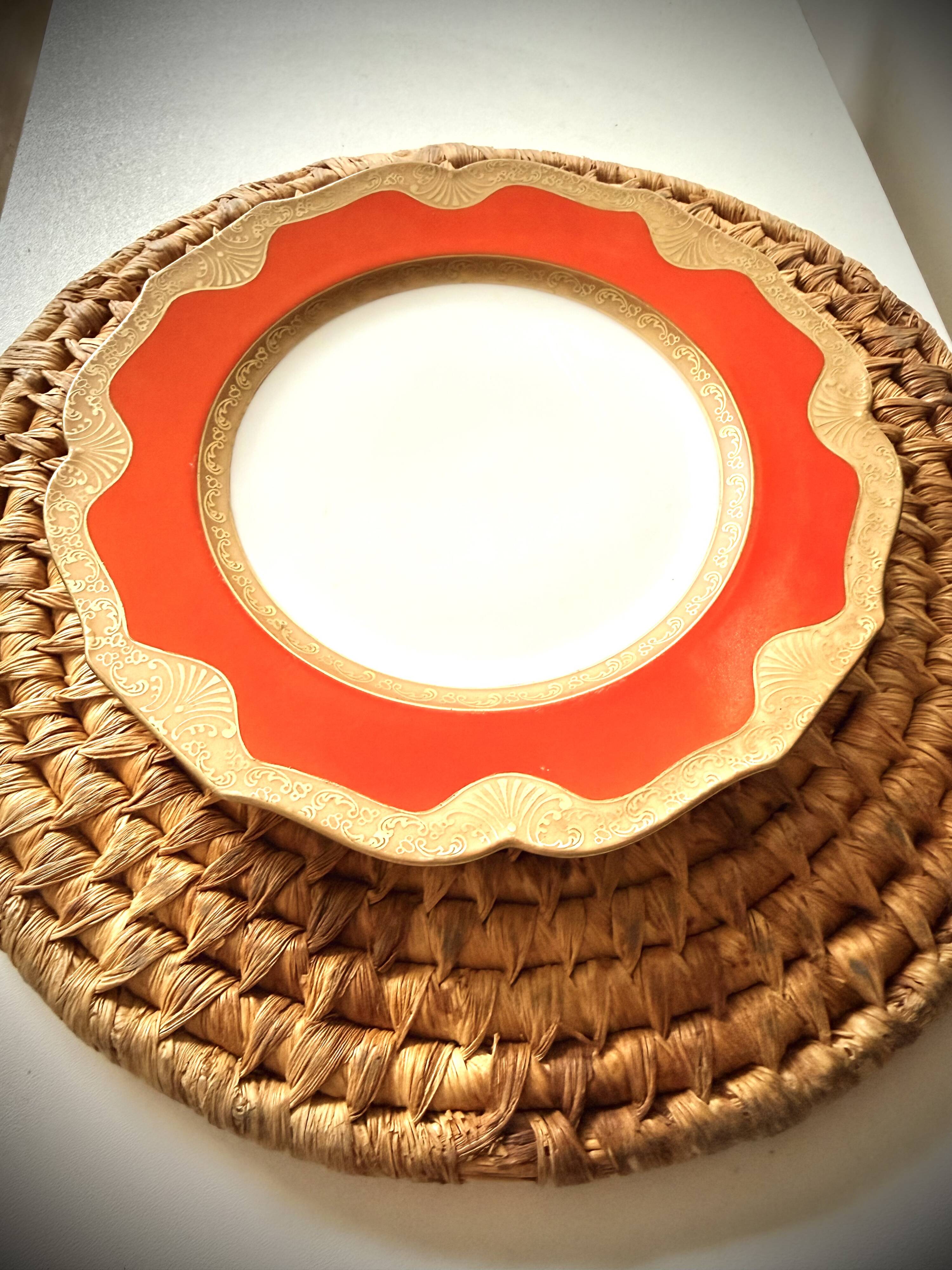 Vintage art and decor plate from 1900 signed Tillowitz
