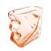 Art Deco vase, crystal, Moser, Czechoslovakia, 1930s