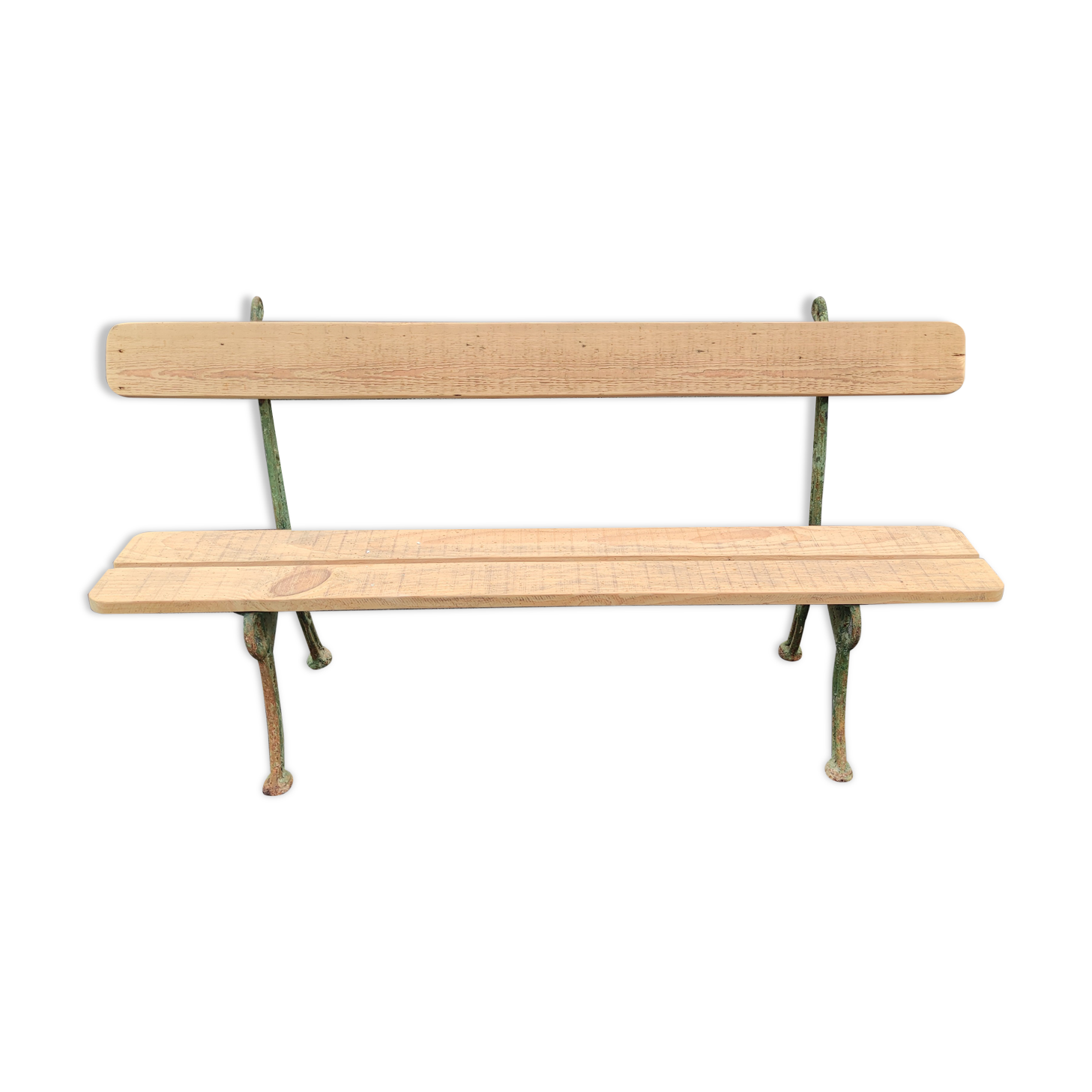 Old garden bench cast-cast foot