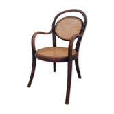 Thonet children's armchair in vintage cannage