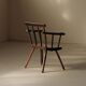 Fauteuil en bois massif, art populaire, Royaume-Uni , XIXᵉ siècle