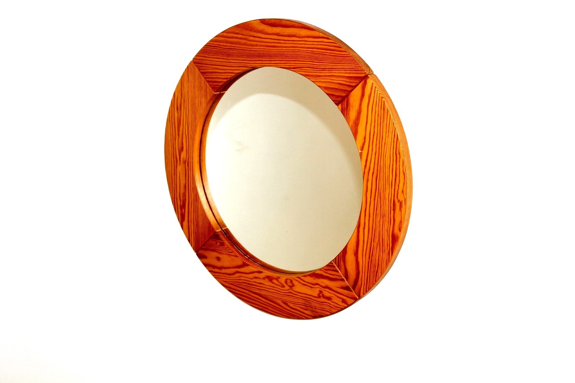 Pine mirror, sweden, 1970, 60x60cm