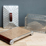 Butter maker and its art deco tray