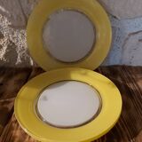 3 flat plates Duralex