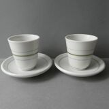 2 brulot cups Napoleon III period, 19th