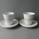 2 tasses brulot époque Napoléon III, 19ème