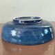Vide-poches artisanal vintage bleu cobalt en céramique