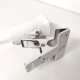 Spot lamp with white metal workshop clip 70s