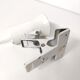 Spot lamp with white metal workshop clip 70s