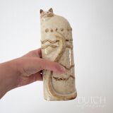 Figurine de chat vintage en céramique, décoration d'intérieur originale, cadeau pour les amoureux des chats