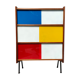 Vintage 70s Scandinavian showcase library