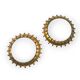 Ensemble de 2 appliques brutalistes France 1960s