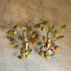 Duo of metal sconces