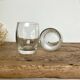 5 petits verres striés vintage