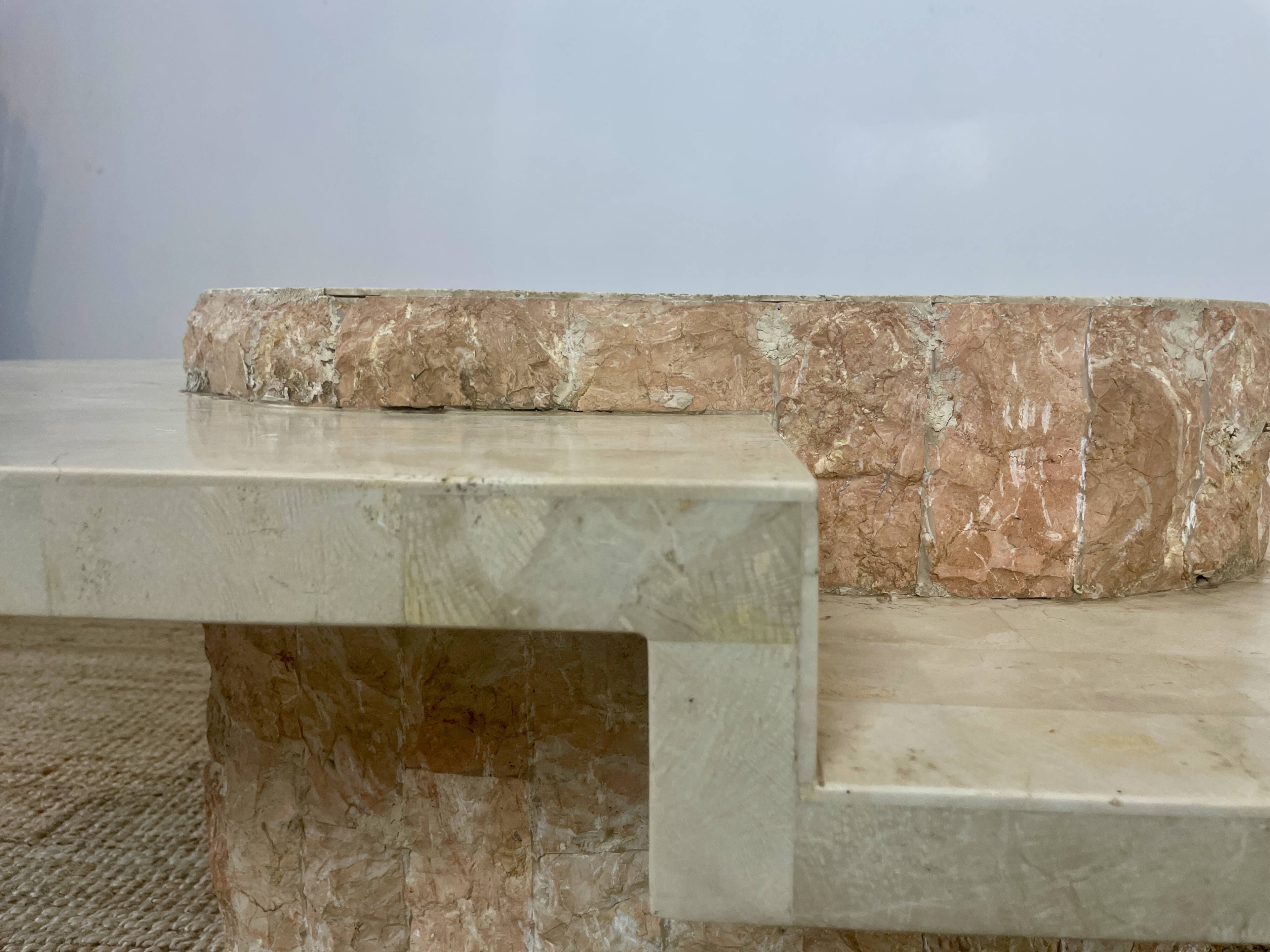 Magnussen Ponte Travertine Coffee Table