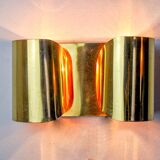 “Foglios” wall lamp in brass, Italy, 1970