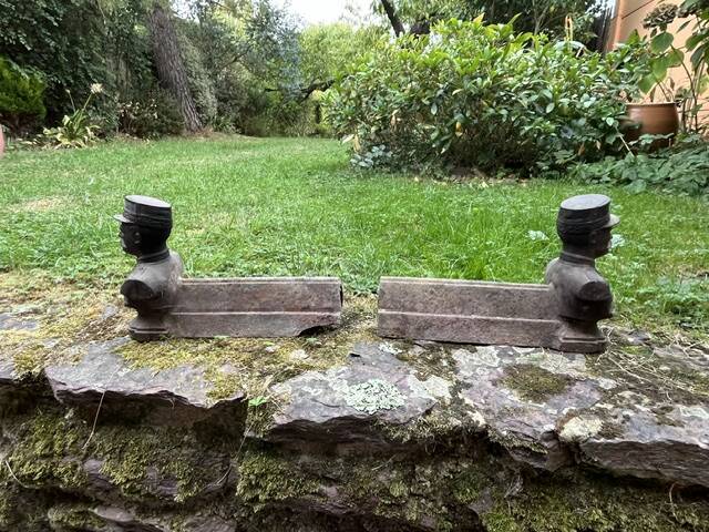 old cast iron fire grates