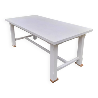 White farm table