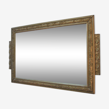 Miroir doré 52x33cm