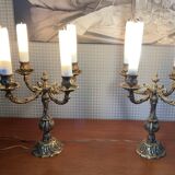 Bronze candelabra
