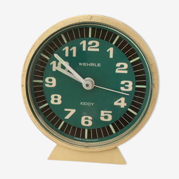 Vintage wehrle alarm clock