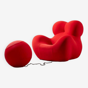 Gaetano Pesce Big Mama / Up5 + Up6 Lounge Chair + Ottoman for B7B Italia 1969