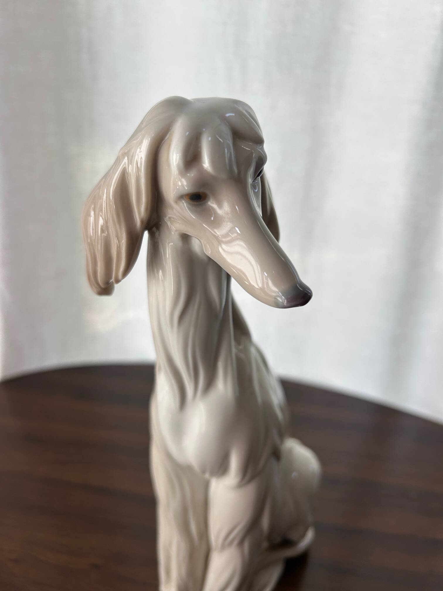 Ceramic greyhound by Juan Huerta