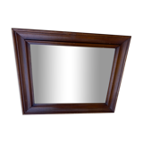 Rectangular wood mirror