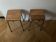 Pair of Formica stools