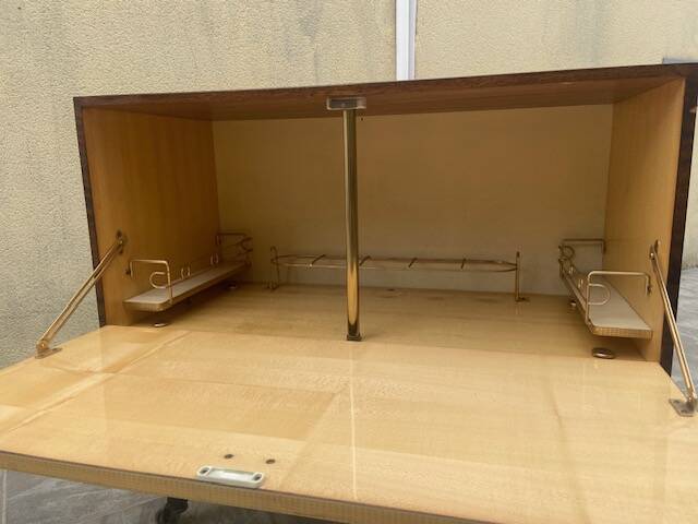 Vintage Formica bar cabinet