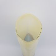 Grey and beige blown glass vase