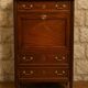 Mahogany drop-leaf secretary – Louis XVI period