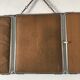 Mirror triptych Barber nickeled vintage 1930 31x77cm