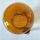 Petit pichet en verre bullé de Biot jaune doré