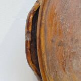 Antique glazed earthenware terrine with black spots, 18th century? 18th century?