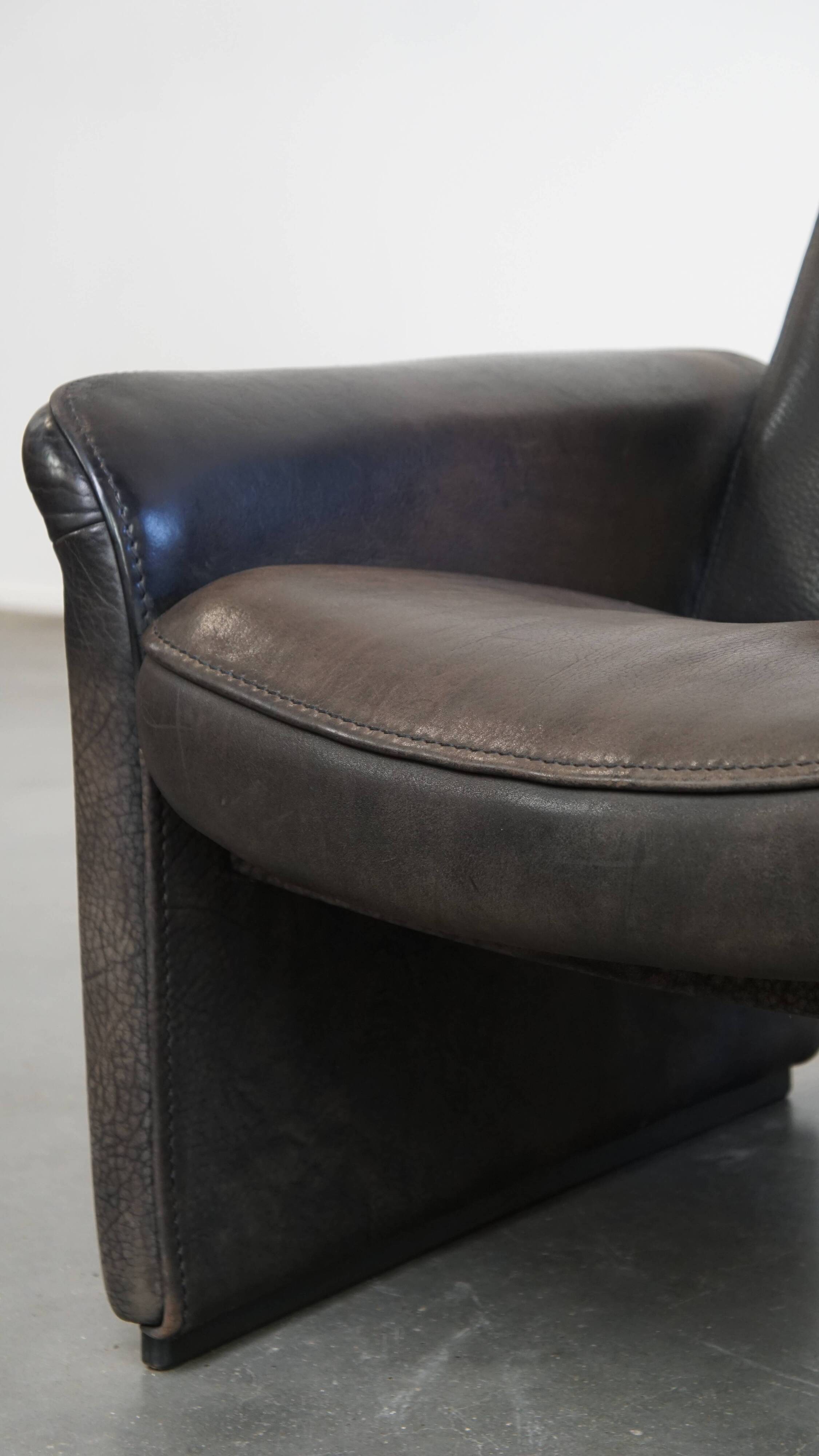 Vintage Leather Design Armchair by De Sede, Model DS50